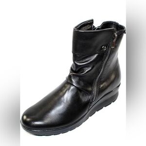 Mephisto Phila Black City Calf Bootie Boots EU 39 (US Womens 9)